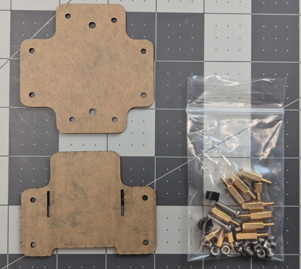 WisBlock Mounting Kit to mount RAK Wireless RAK19007, Raspberry Pi, and Battery