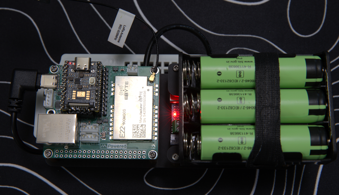 Enclosure mount for FemtoFox and Waveshare Solar Manager (D)