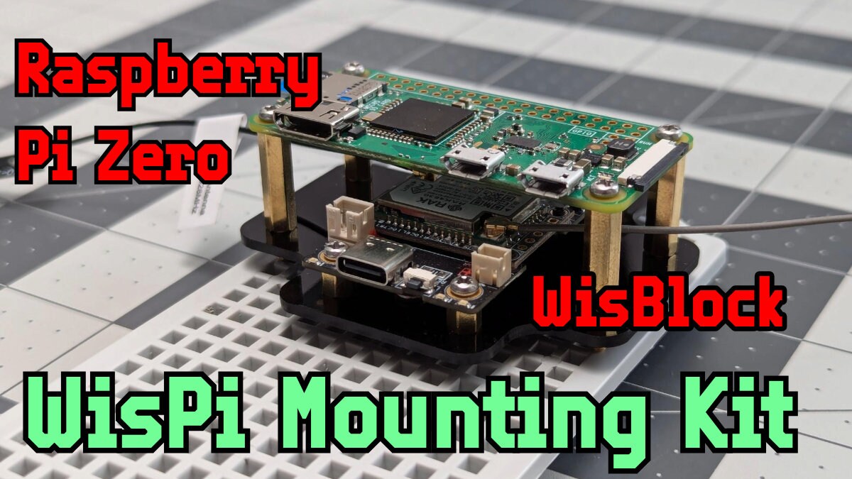 WisBlock Mounting Kit for RAK Wireless RAK19007 and Raspberry Pi